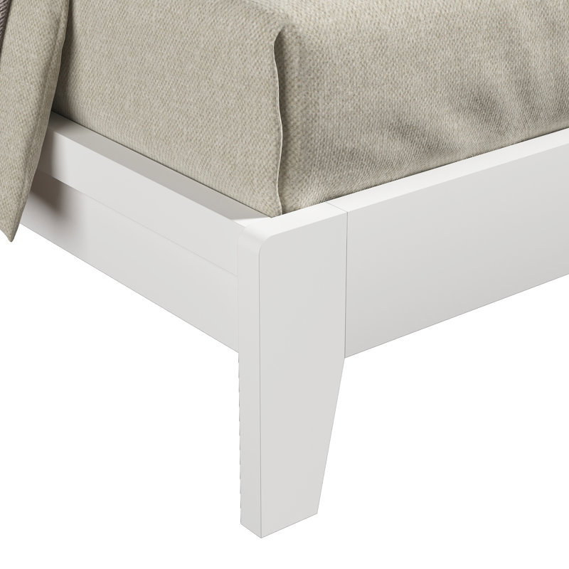 Allyannah Levison Platform Bed With Headboard, Queen, Black/Knotty Oak