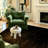 Gold Powder Splash En Scattered Dust Stylish Fashion Black Machine Washable Indoor Area Rug-129431737