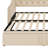 Twin Size Upholstered Daybed With Pop Up Trundle-1851477540