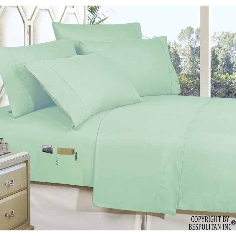 Sheet Set, Mint Green, Twin