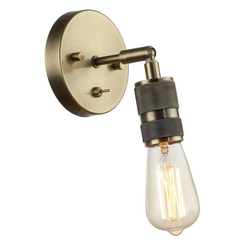 Wall Sconce, Antique Brass