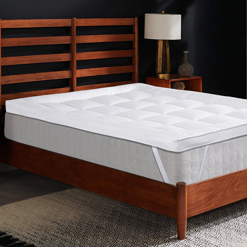 Surmatelas en polyester Sander Alwyn Home, Simple