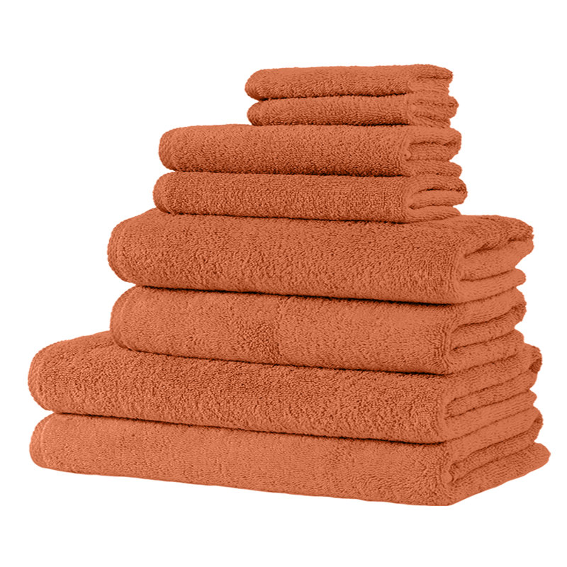 Turkish Cotton Mulit-Size Set, Orange