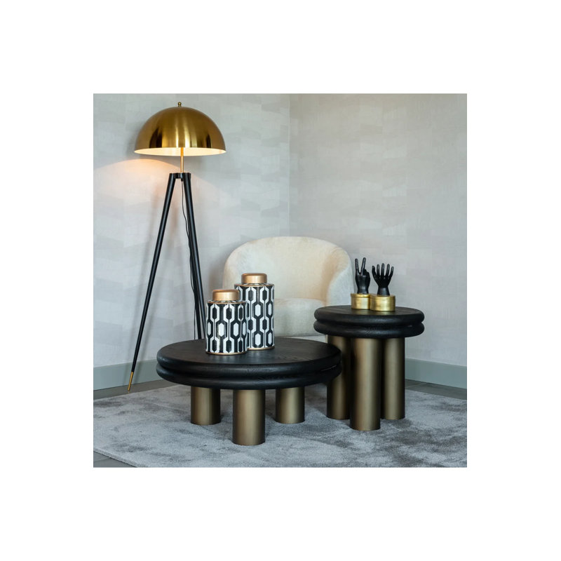 Macaron Solid Wood Coffee Table