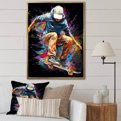 Skateboard Urban Flow VI - impressions sur toile de sport