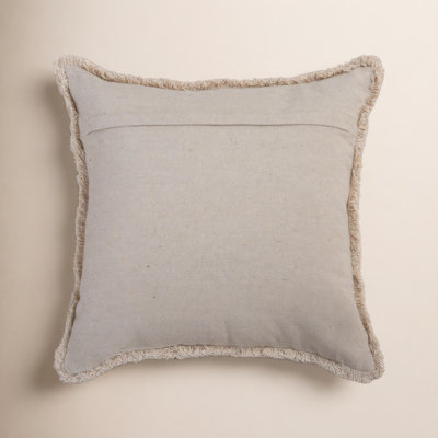 20" x 20" Cotton Throw Pillow