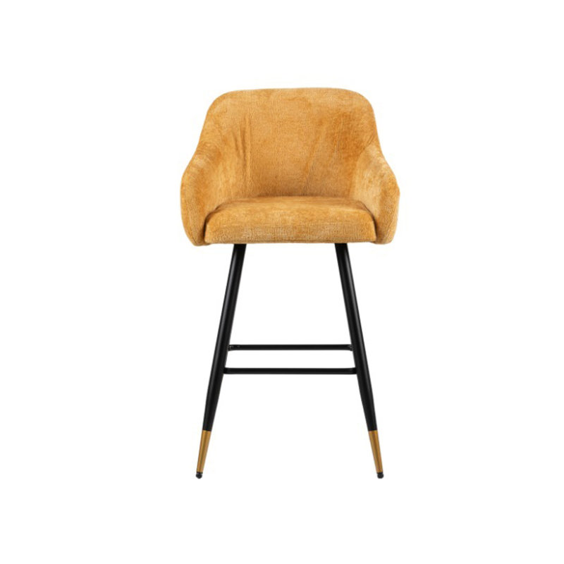 Zurich Mustard Bar Stool, Yellow