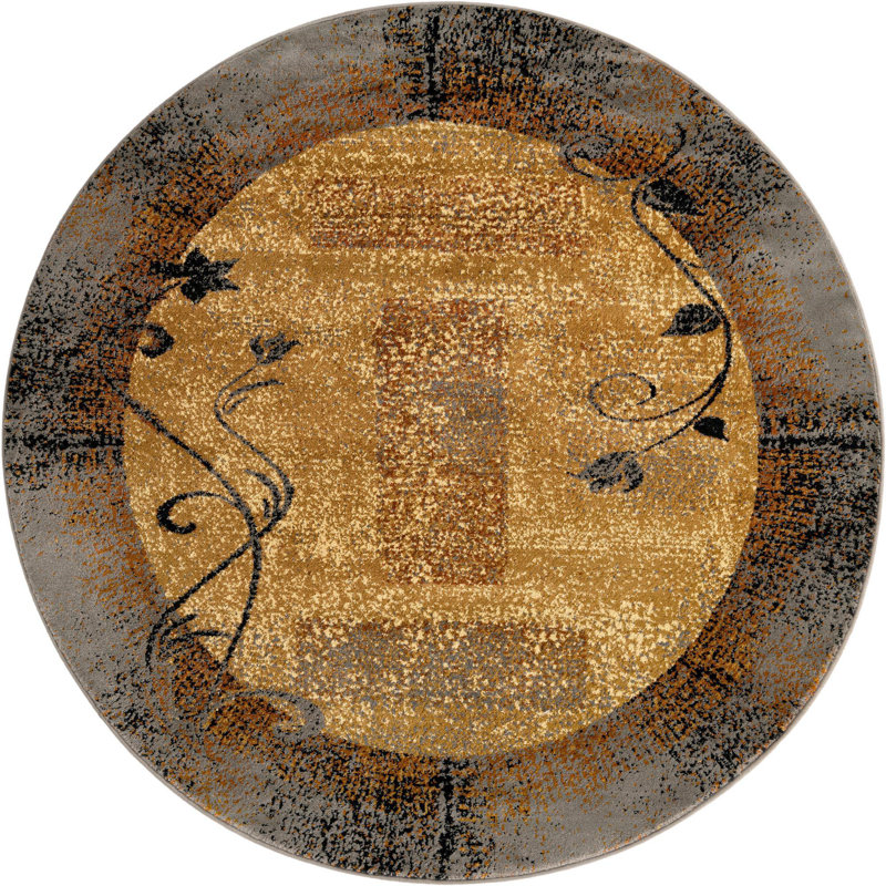 Arabica Indoor Rug, Round 6'