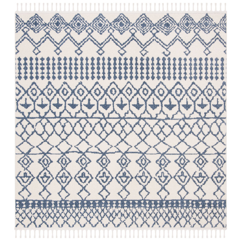 Hamilton Performance Geometric Rug, Square 6'7"