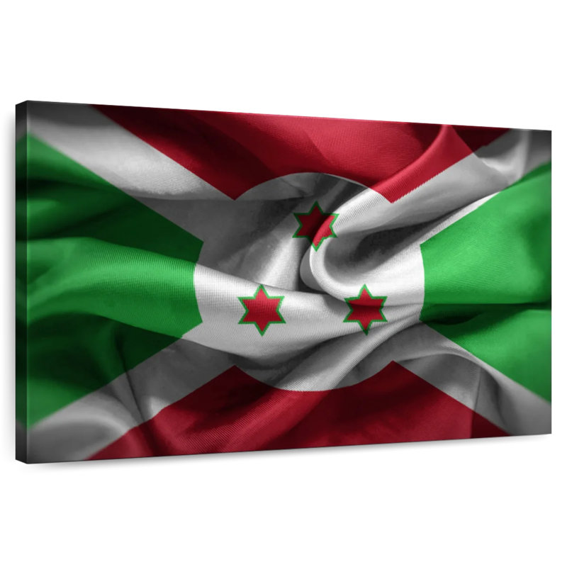 Froissé drapeau burundais