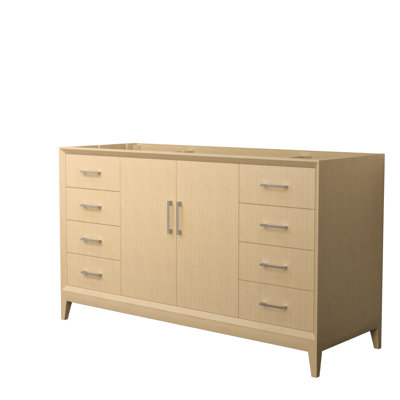 Base de meuble-lavabo simple autoportante 59,5 po Janna