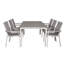 Faiyaz 6 - Person Patio Dining Set with Extendable Rectangular Table