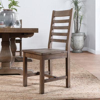 Chaise en bois massif Kinston