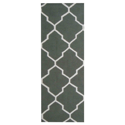 Wool Geometric Indoor Rug