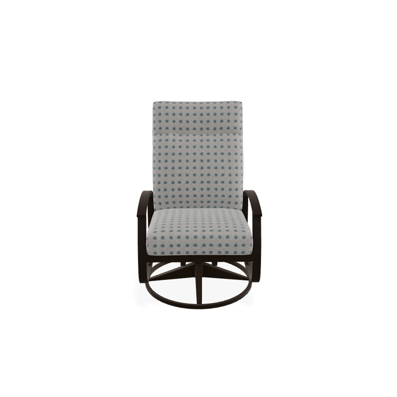 Belle Isle Outdoor Swivel Lounge Chair, Textured Kona, Yellow 43A, Kona P10
