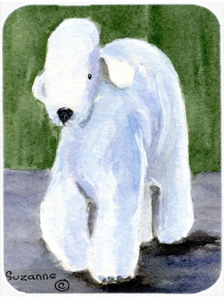 Planche à découper rectangulaire en verre trempé east urban home bedlington terrier