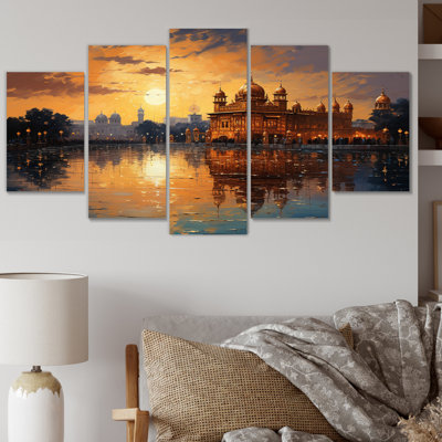 " Hinduisim Golden Temple II " 5 - Pieces