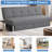 Twin 70'' Upholstered Convertible Sofa