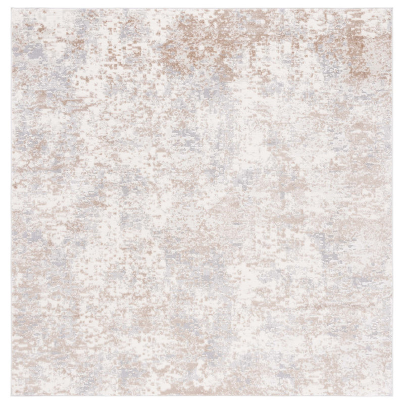 Branstetter Performance Abstract Rug, Square 6'7"