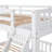 Full Over Twin Over Twin Triple Bunk Bed with Storage Bedside Shelf and Drawers-861770439