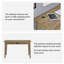 Bureau Cabral - Bureau moderne de 122 cm avec tiroir de rangement-2070336922