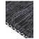 Azizi Striped Hand Woven Cotton Black Rug