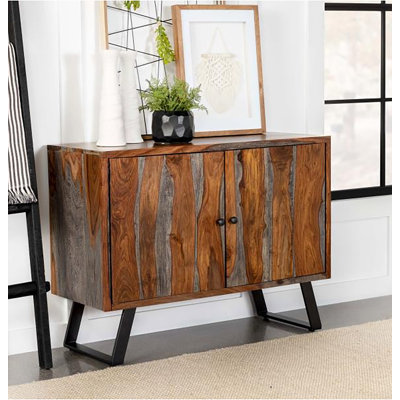 Armoire d'appoint Kyante Sheesham Grey