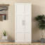 Armoire de cuisine et armoire 2 portes, 3 portes blanches, 4 espaces de rangement, surface lisse avec 2 portes et 3 cloisons, sections spacieuses, nettoyage facile
