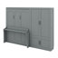 Grand lit escamotable avec garde-robe et garde-robe-1043226903