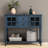 Barkell Sideboard,Buffet table,Dining cabinet,Office credenza with Bottom Shelf and 2 Drawer-1525728560