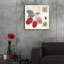 «Raspberry Notes» par Studio Mousseau, art mural en verre acrylique, 12 po x 12 po-115835417