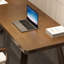 Bureau rectangulaire en bois massif noyer-109518911