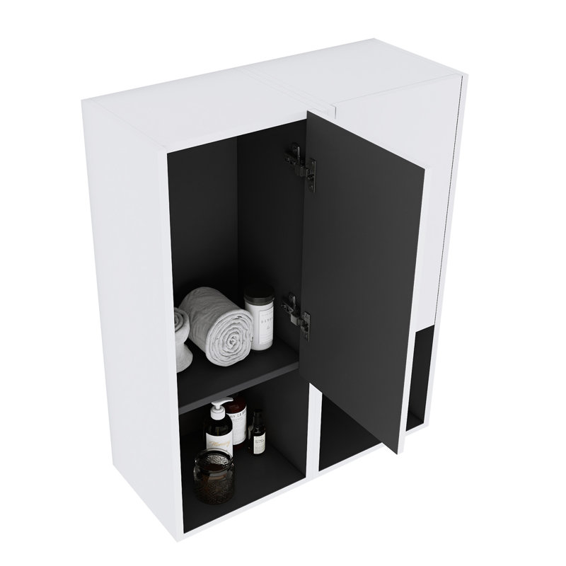 Okamoto 12" Wall-Mounted Bathroom Side Cabinet