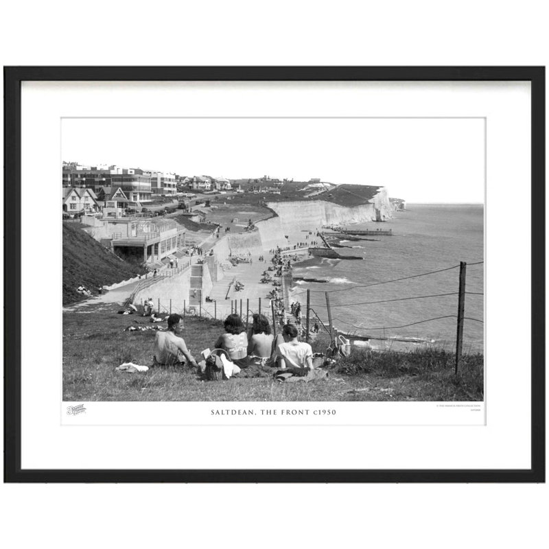 Saltdean, The Front C1950 by Francis Frith - Single Picture Frame Print, 60cm H x 80cm W x 2.3cm D