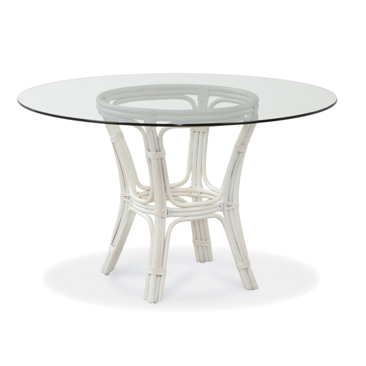 Trellis Round Glass Dining Table