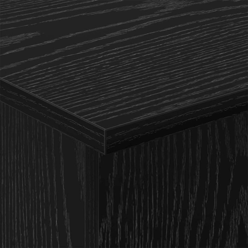 End Table, Black Oak