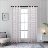 Harshbarger Polyester Sheer Curtain Single Panel
