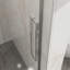Porte de baignoire réglable de 56 à 60 po de largeur, 58 H, verre trempé de 1/4 po (6 mm), bord anti-éclaboussures, largeur de fonctionnement douce et silencieuse, coulissante