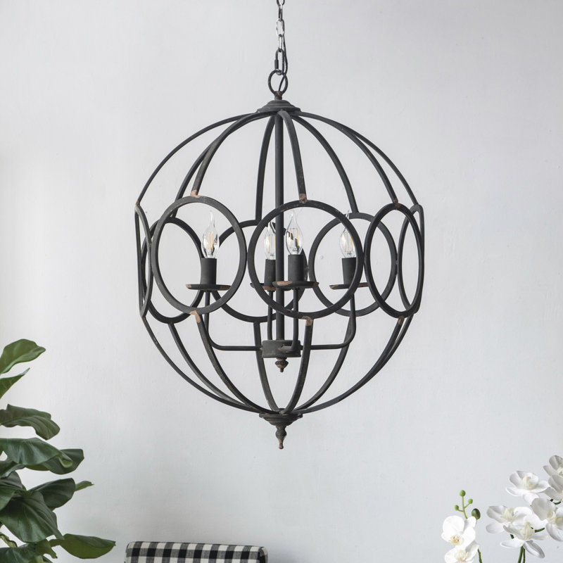 Lustre géométrique à 4 lumières Westview