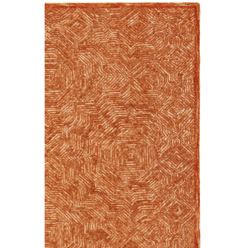Tapis en laine touffeté à la main Ahmora, Carré 6 pi