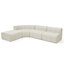 Canapé modulaire moderne avec repose-pieds réglable-129225539