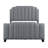 Haleigh Light Gray Upholstered Tufted Bed-73341705