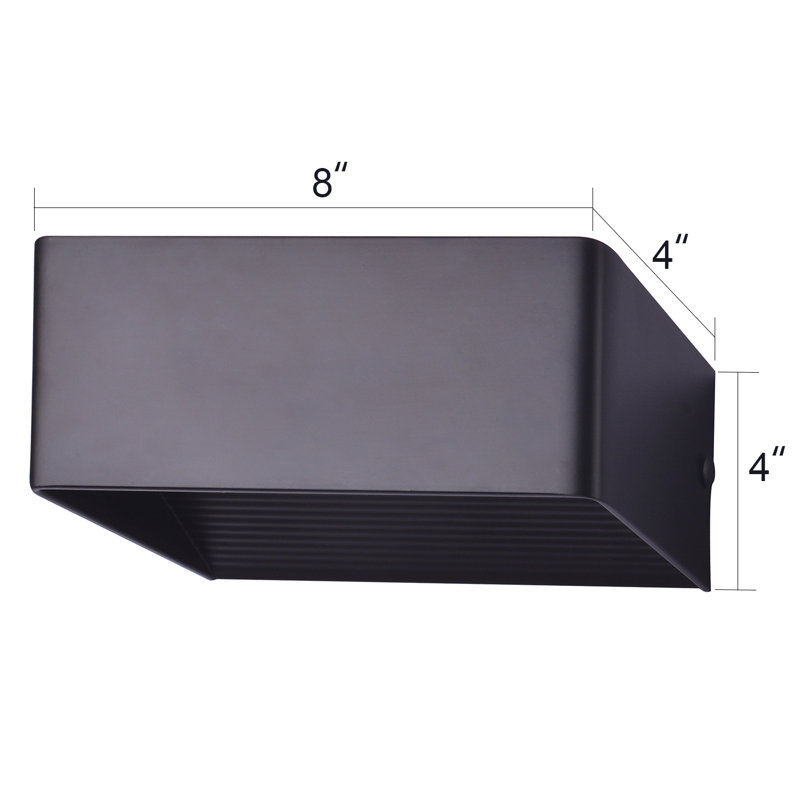 Mayonna LED Wallchiere, Black