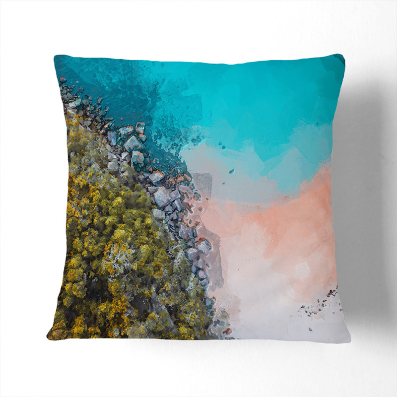 Square Cushion, Stone, 55 x 55 cm