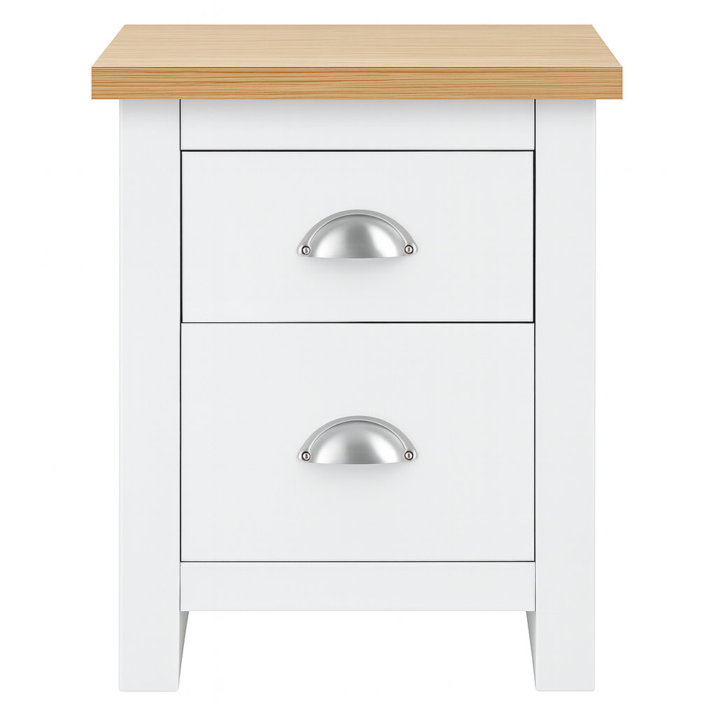 Kosy Koala Bedside Cabinet Set of 2 - Oak - White - Image 3