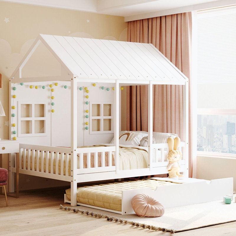 Solid Wood Daybed, White