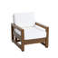 Chaise d'extérieur en bois de teck massif Gustina avec coussin et accoudoirs-367615824-367615827