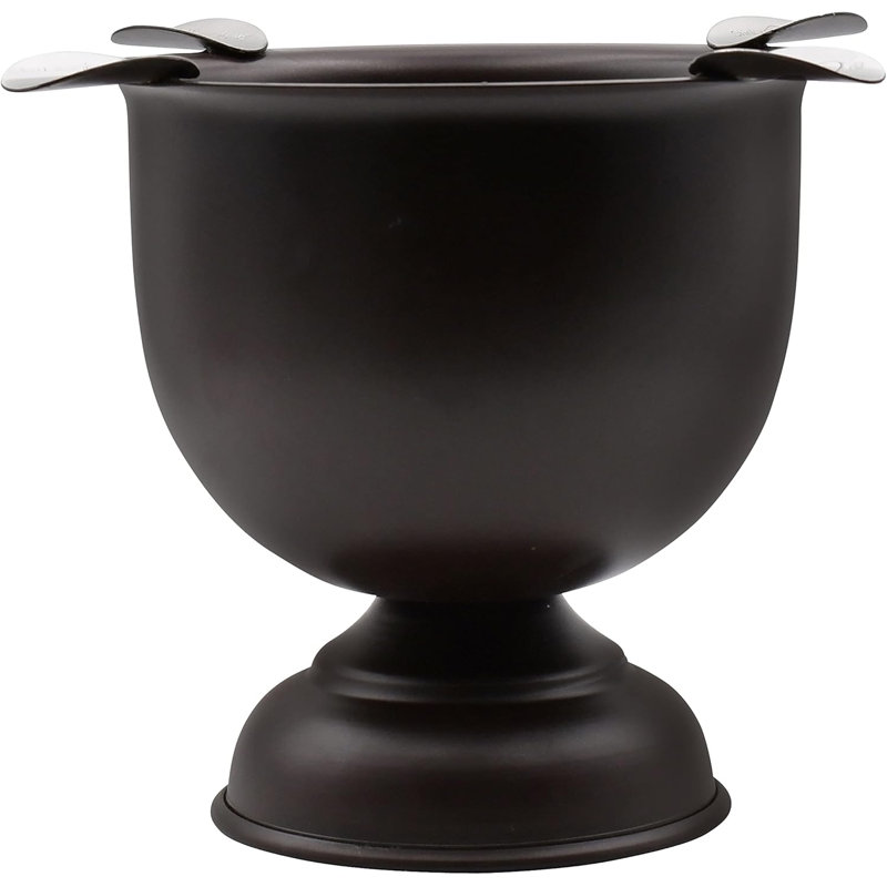 Stinky Cigar Pressed Ashtray, 4 Stirrups, Brown