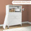 4-Tier Kitchen Bakers Rack with Flip Doors on Lockable Universal Wheels