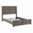 Rustic Style 1Pc Panel Bed-1728058214